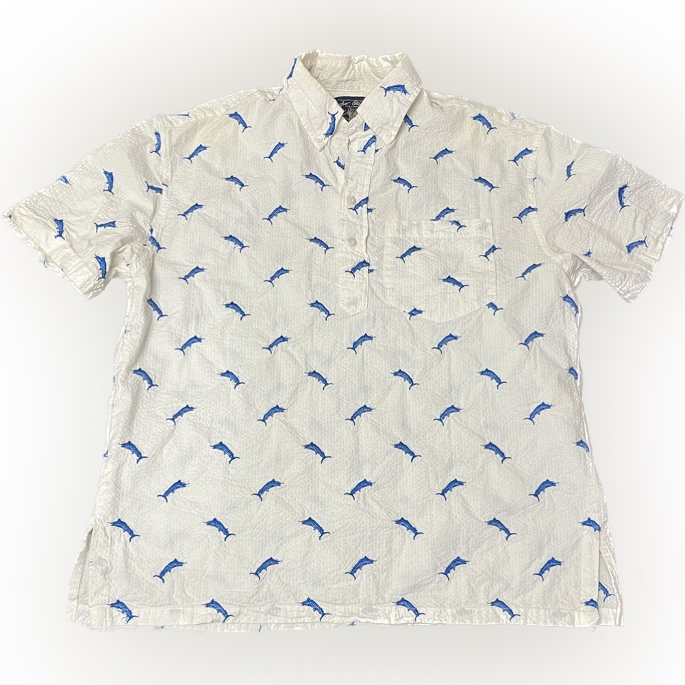 Chubbies Shorts SS Nutter | L | Swordfish | Seersucker | 100% Cotton
